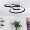 Ignal Plafondlamp LED Zwart, 1-licht