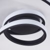 Ignal Plafondlamp LED Zwart, 1-licht