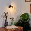 Cairns Muurlamp Oud messing, Zwart, 1-licht