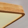 Batamoto Plafondpaneel LED Hout licht, Wit, 2-lichts, Afstandsbediening, Kleurwisselaar