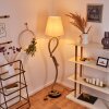 Chivos Staande lamp Bruin, Zwart, 1-licht