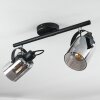 Quieri Plafondlamp Zwart, 2-lichts