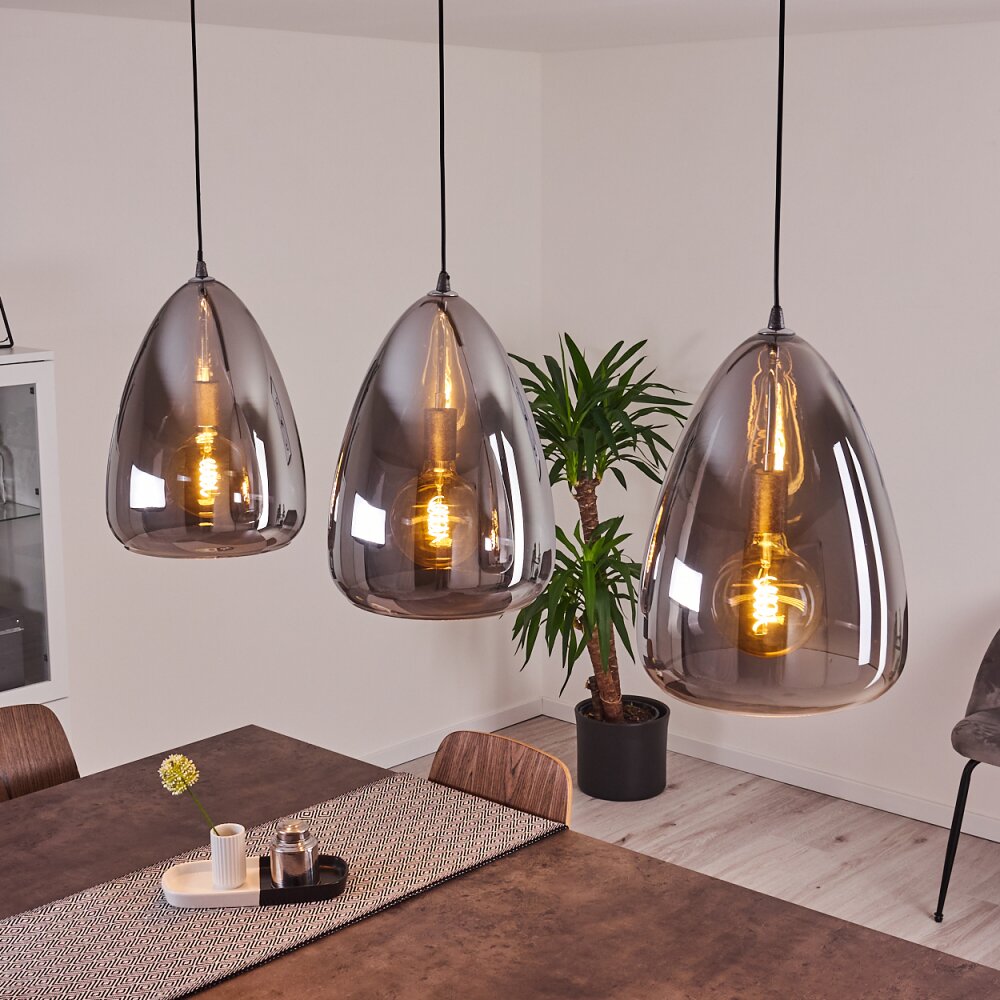 Francisco Hanger Oud zilver, 3-lichts main product photo