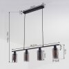 Hunouri Hanger Zwart, 4-lichts