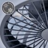 Reality Stralsund plafondventilator LED Zwart, 1-licht, Afstandsbediening