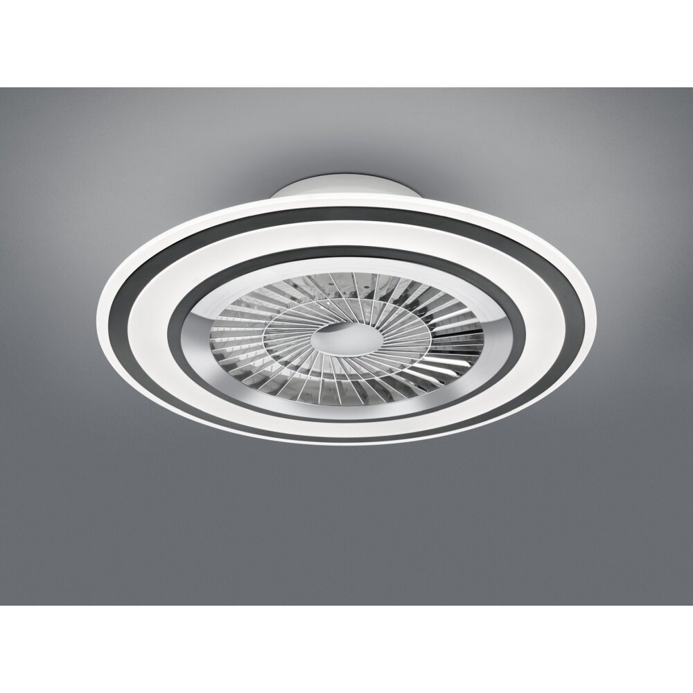 Reality Flaga plafondventilator LED Zwart, 1-licht, Afstandsbediening main product photo