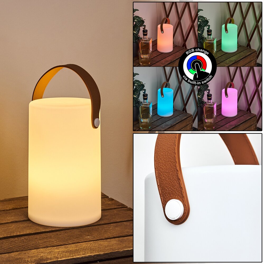 Tacuala Tafellamp voor buiten LED Bruin, Wit, 1-licht, Kleurwisselaar main product photo