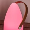 Guari Tafellamp voor buiten LED Bruin, Wit, 1-licht, Kleurwisselaar