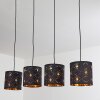 Trasancos Hanglamp Koperkleurig, Zwart, 4-lichts