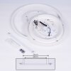 Panchita Plafondlamp LED Wit, 1-licht, Afstandsbediening