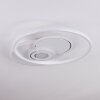 Panchita Plafondlamp LED Wit, 1-licht, Afstandsbediening