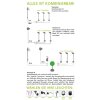 Lutec SUN CONNEC STACK Padverlichting LED Grijs, 3-lichts