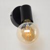 Maidford Wandlamp Zwart, 1-licht