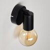 Maidford Wandlamp Zwart, 1-licht