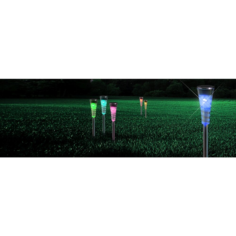 Globo VENTA 5er-Set Solarlamp LED Duidelijk, 1-licht, Kleurwisselaar main product photo
