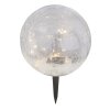 Globo GLOIS Solarlamp LED Zwart, 20-lichts