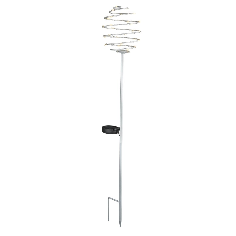 Globo FLOWE Solarlamp LED Zilver, 26-lichts main product photo