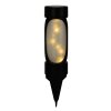 Globo FRITT Solarlamp LED Zwart, 1-licht, Kleurwisselaar