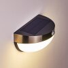Basra Solarlamp LED Chroom, 1-licht