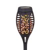 Globo Solarlamp LED Zwart, 12-lichts