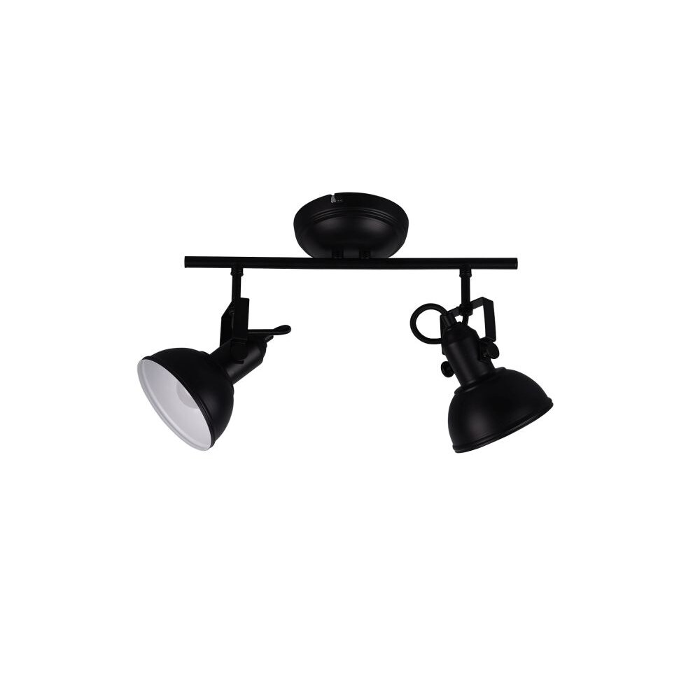 Reality GINA Spotlamp Zwart, 2-lichts main product photo