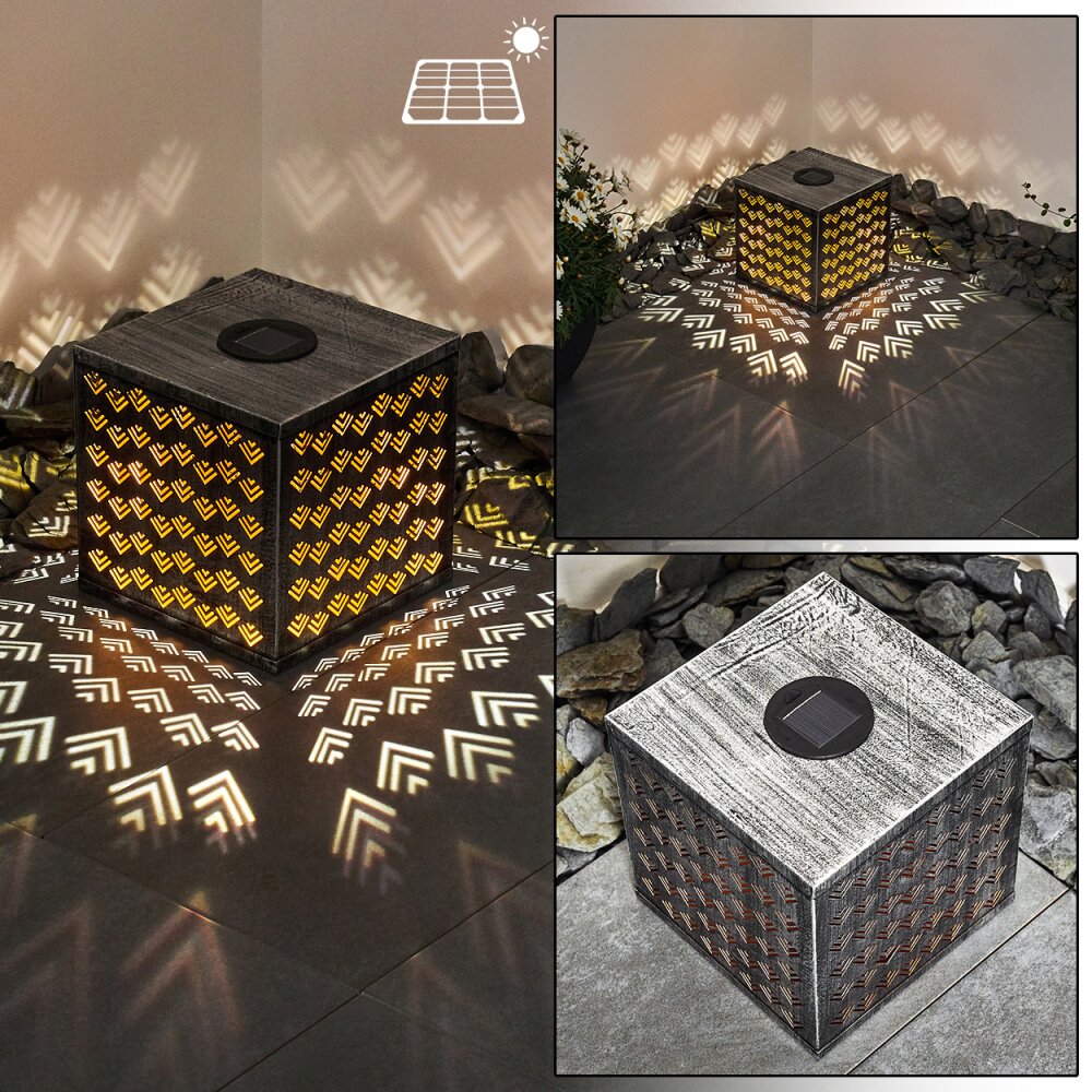 Parikia Solarlamp LED Koperkleurig, Zilver, 1-licht main product photo