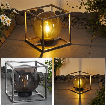 Albuquerque Solarlamp LED Zilver, 1-licht