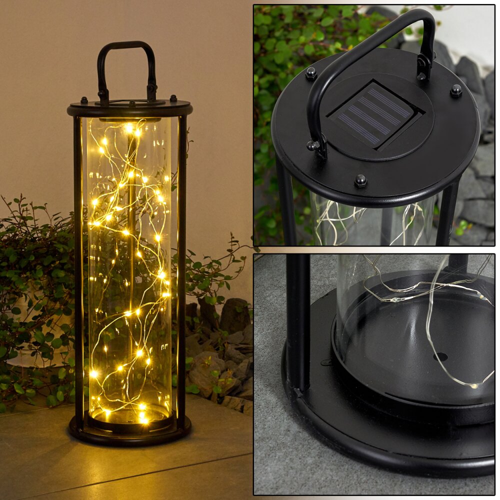Aracaju Solarlamp LED Zwart, 1-licht main product photo
