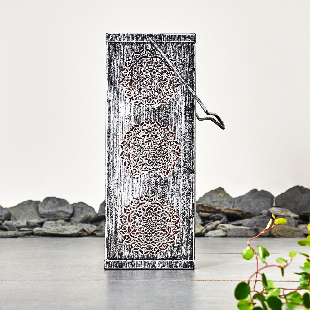 Ajman Solarlamp LED Koperkleurig, Zilver, 1-licht