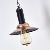Anaheim Hanger LED Koperkleurig, Zwart, 1-licht