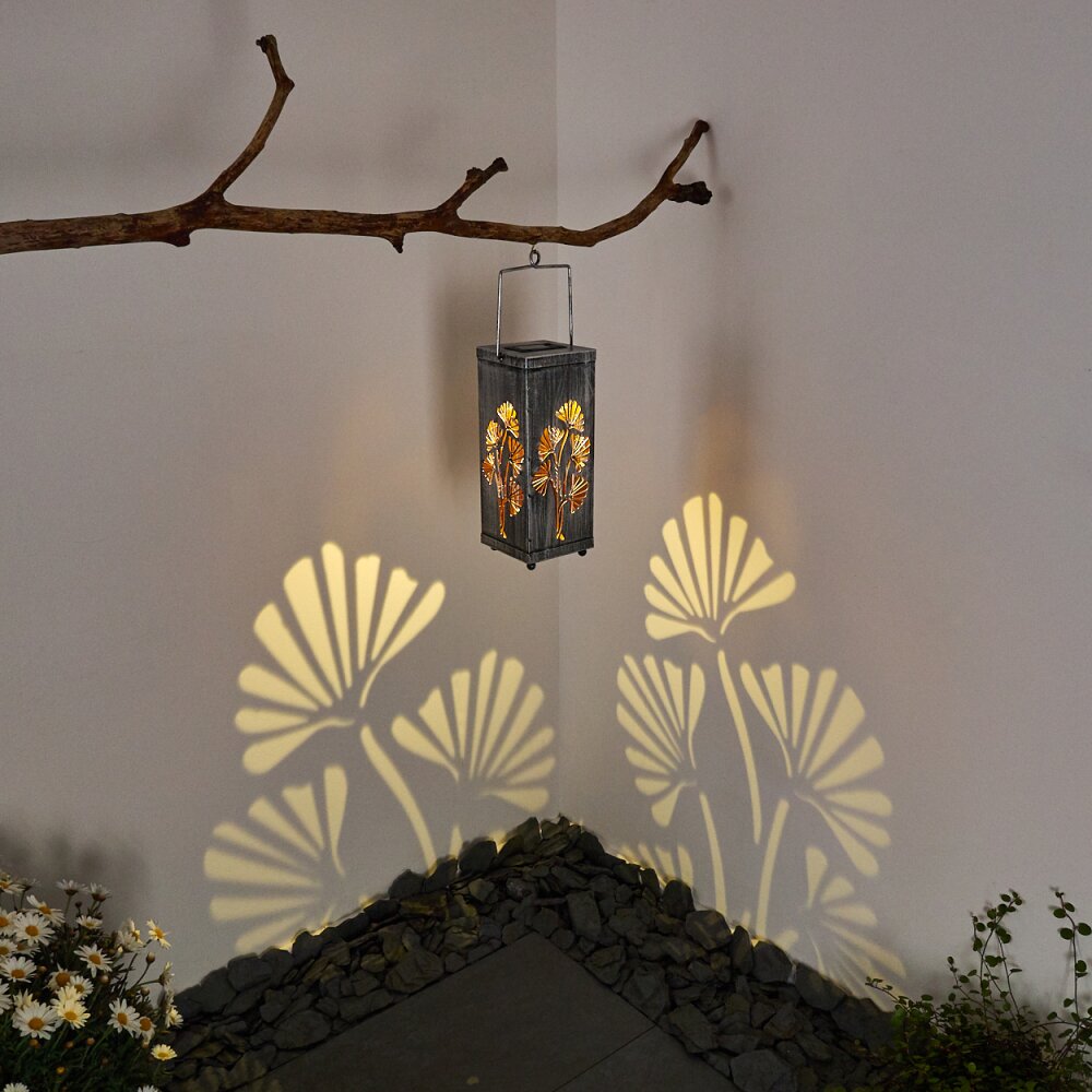 Parikia Solarlamp LED Koperkleurig, Zilver, 1-licht