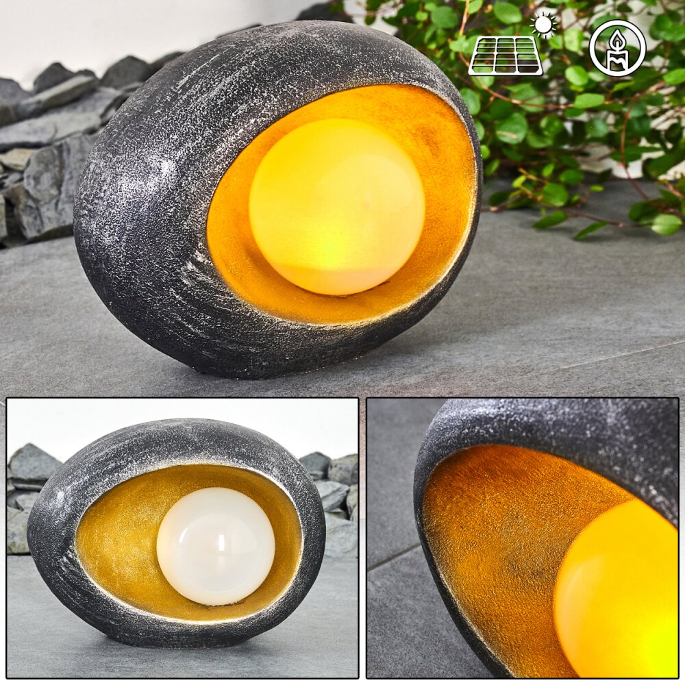 Interlaken Solarlamp LED Goud, Grijs, Zilver, 1-licht main product photo
