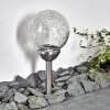 Carbonia Padverlichting LED Zilver, 2-lichts, Kleurwisselaar