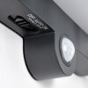 Lansing Buiten muurverlichting LED Antraciet, 1-licht, Bewegingsmelder