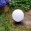 Campinas Kogellamp LED Zwart, Wit, 1-licht
