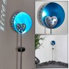 Lodz Solarlamp Blauw, Zwart, 1-licht