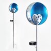 Lodz Solarlamp Blauw, Zwart, 1-licht