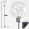 Liberec Solarlamp LED Zilver, 1-licht, Kleurwisselaar