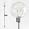 Liberec Solarlamp LED Zilver, 1-licht, Kleurwisselaar