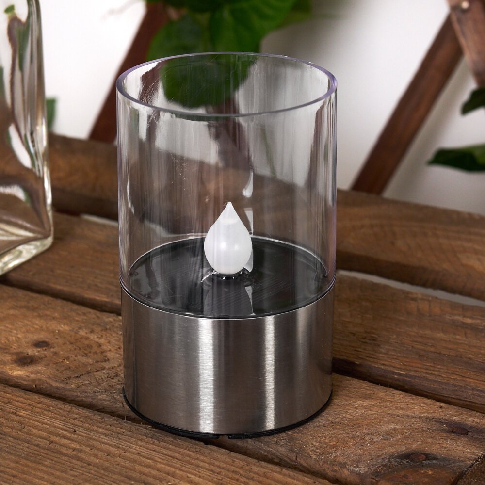 Wroclaw Solarlamp LED Zilver, 1-licht