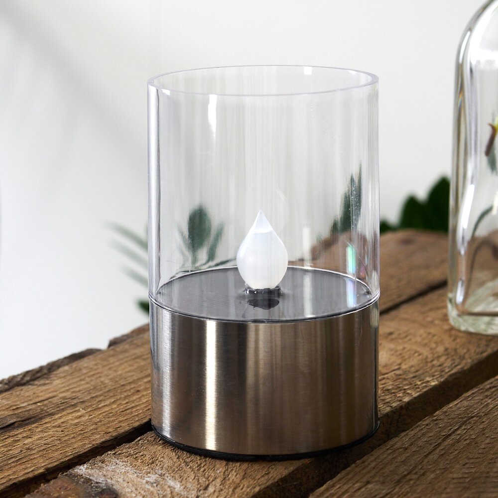 Wroclaw Solarlamp LED Zilver, 1-licht