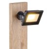 Globo JOYA Tafellamp LED Hout licht, Zwart, 1-licht