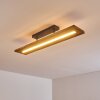 Adak Plafondlamp LED Grijs, 1-licht