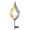 Globo Solarlamp LED Zilver, 1-licht