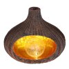 Globo Solarlamp LED Bruin, 1-licht