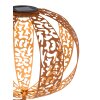 Globo Solarlamp LED Roest, 1-licht