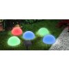Globo Solarlamp LED Zwart, 5-lichts, Kleurwisselaar