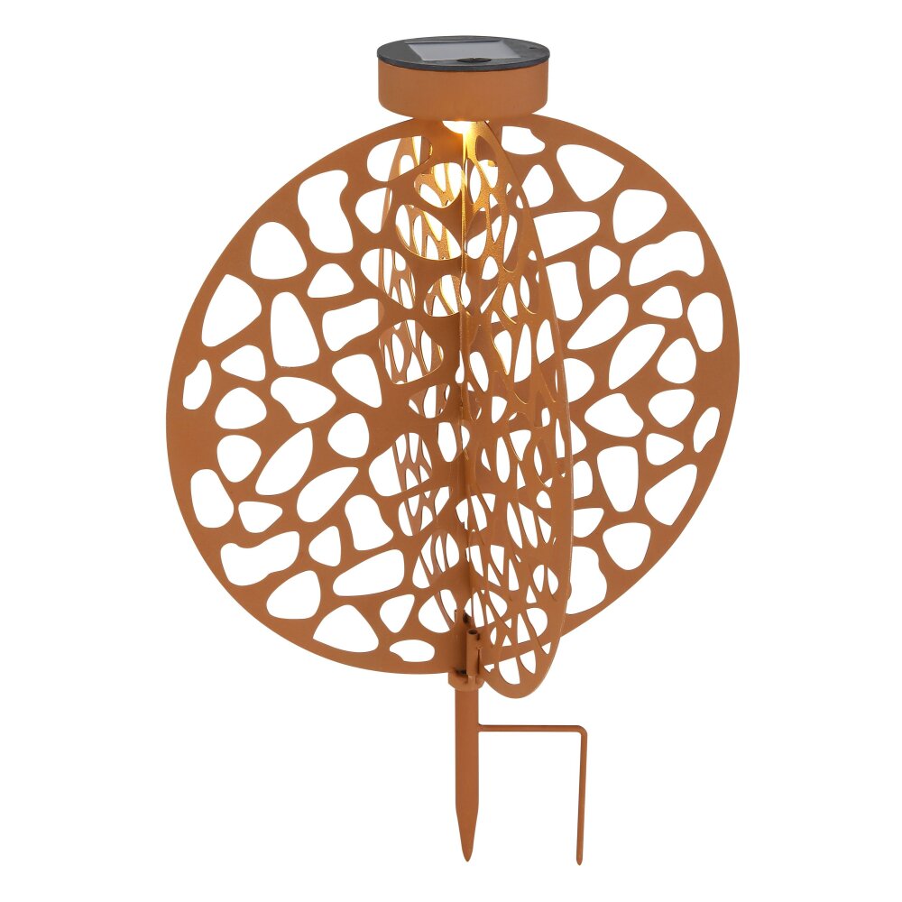 Globo Solarlamp LED Roest, 1-licht main product photo