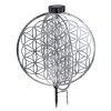 Globo Solarlamp LED Zilver, 1-licht