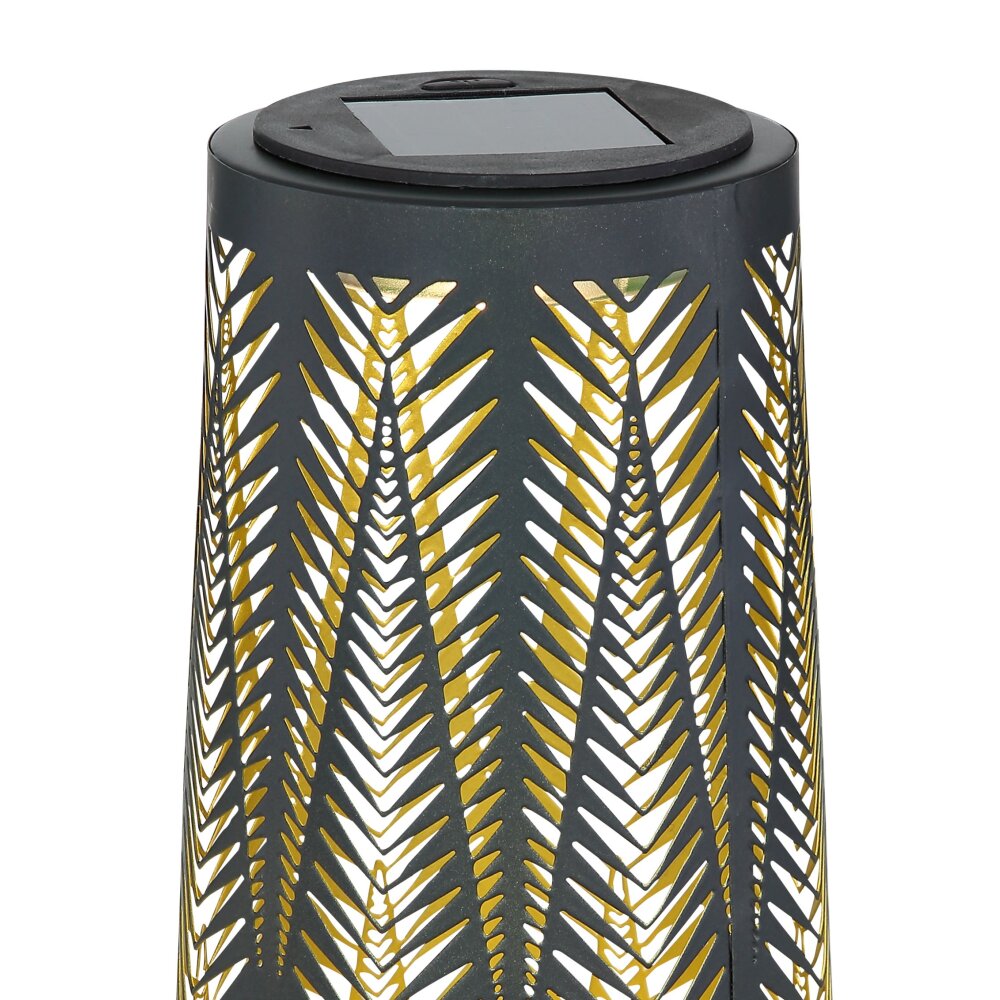 Globo Solarlamp LED Zwart, 1-licht